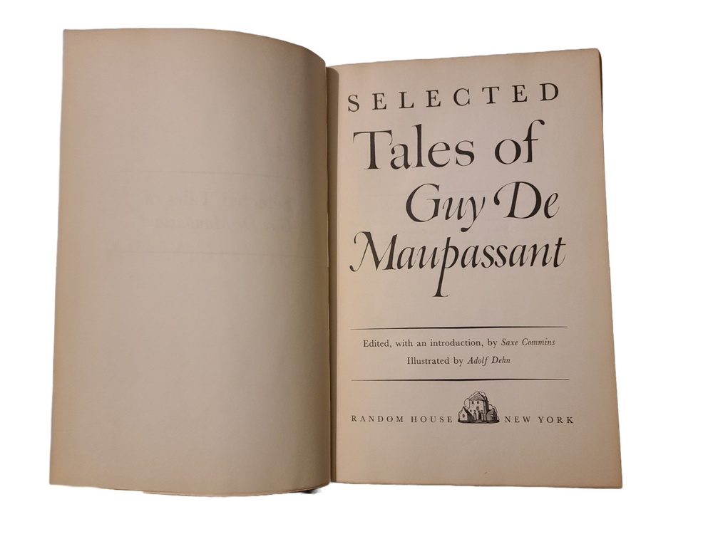 Vintage Book Selected Tales of GUY De MAUPASSANT Illustrated by Adolf DEHN - Picture 3 of 10